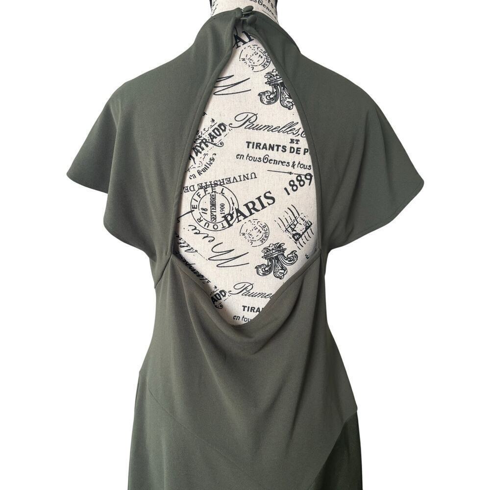 ASOS Design Midi Keyhole Back Dress - Picture 4 of 6